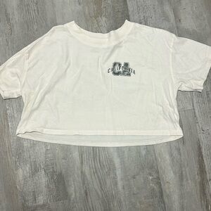 It’s more of a cream white. I just never wore it because it didn’t fit me.